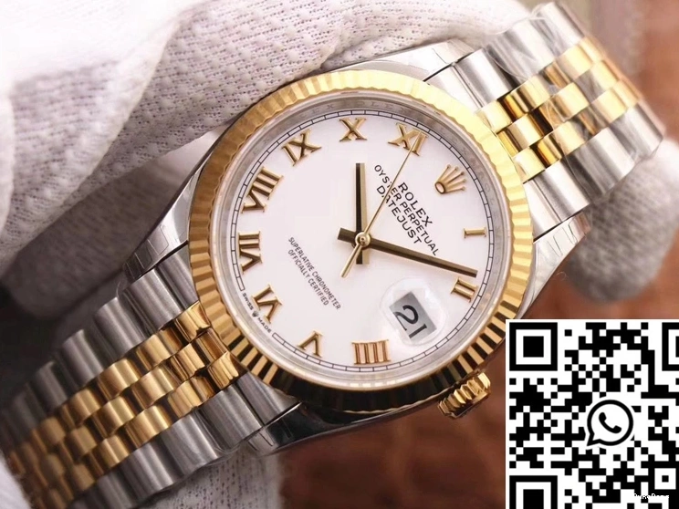 Dial White Datejust Rolex EW M126233-0029 Factory 1205